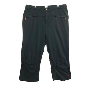 Nike Sphere Dry Capri Pants Womens Size Large Black Hiking Cropped Training